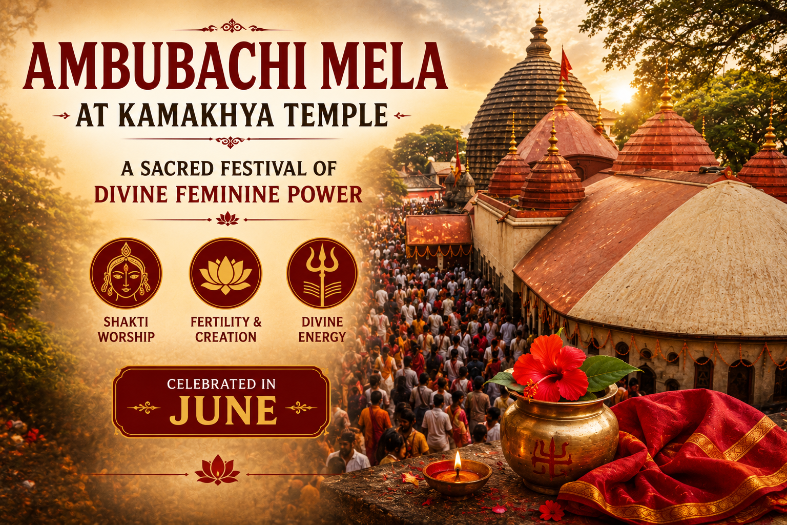 Ambubachi Mela at Kamakhya Temple: The Sacred Festival of Divine Feminine Power