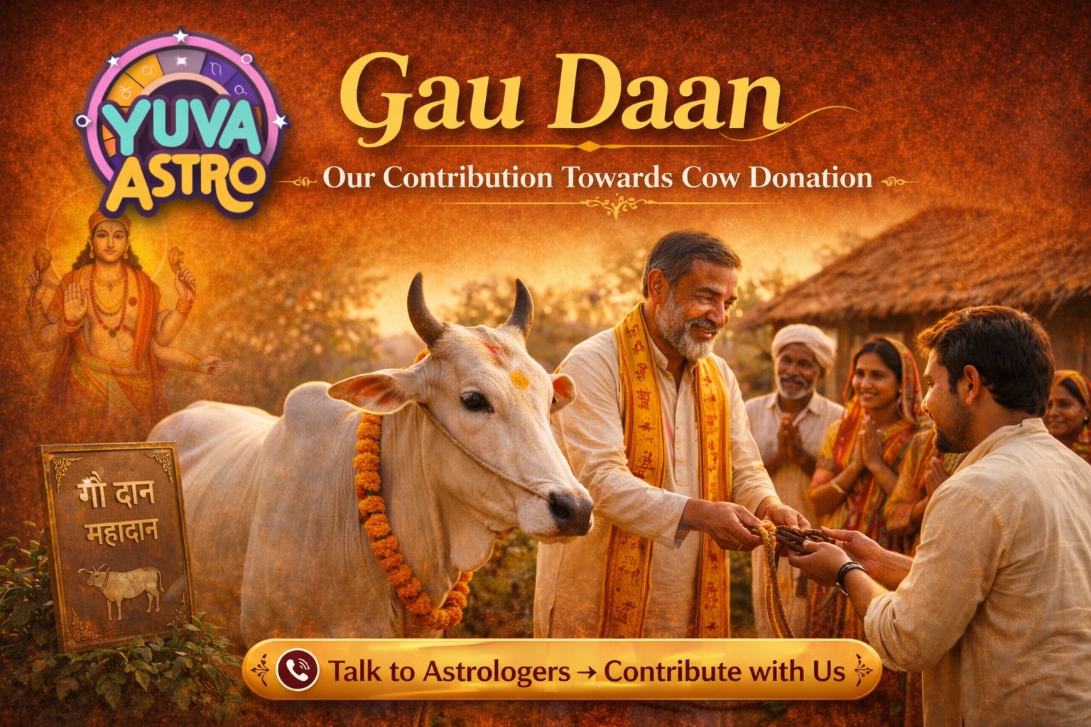 Gau Seva Daan (Feeding & Caring)
