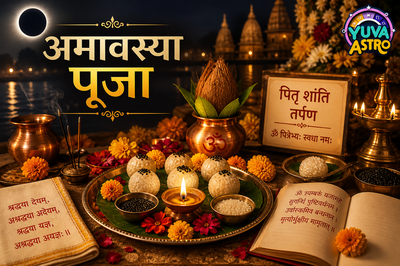 अमावस्या पर पितृ शांति महा  पूजा