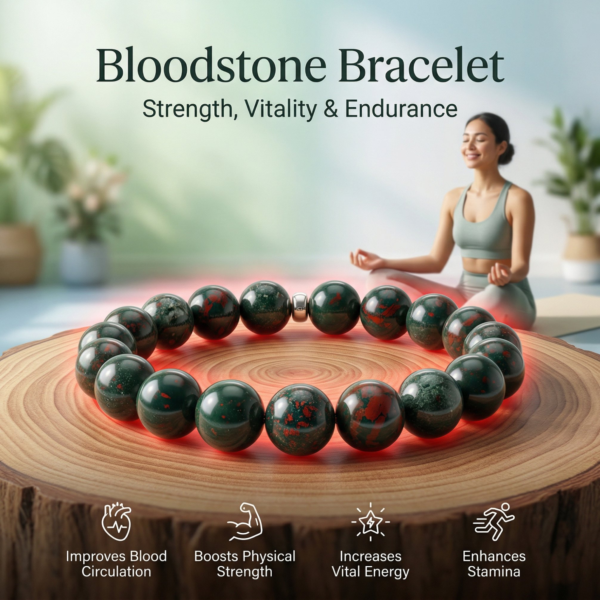 Bloodstone Bracelet