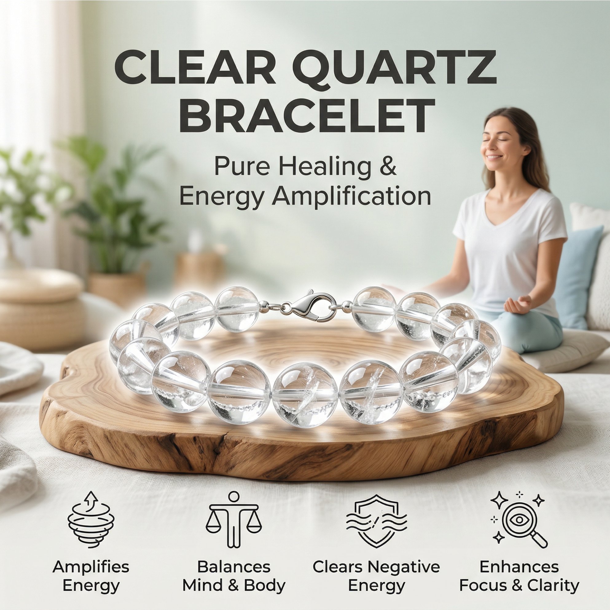 Clear Quartz Bracelet