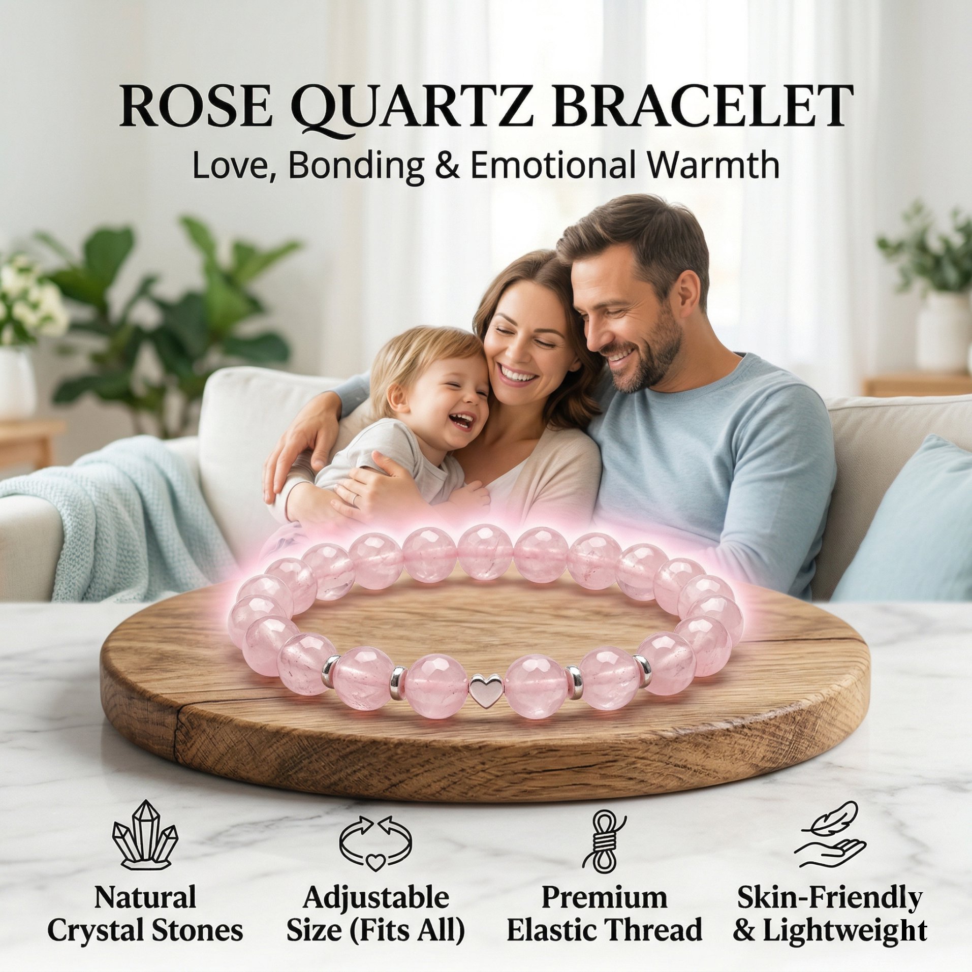 Rose Quartz Bracelet