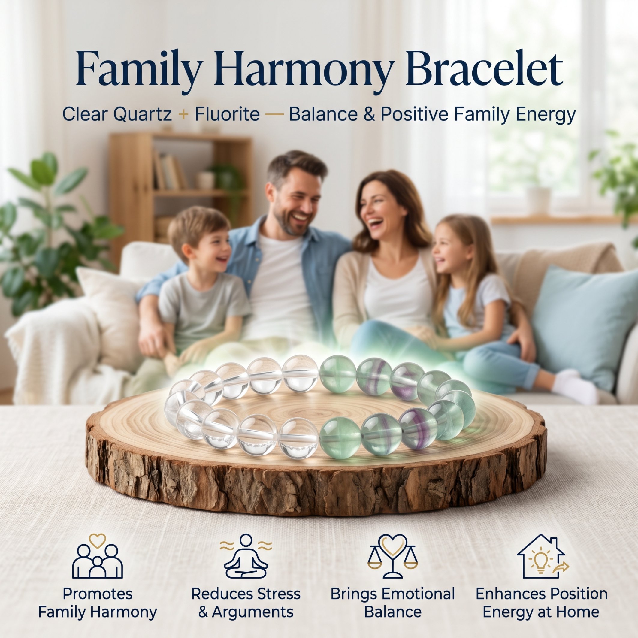 Clear quartz + Multi Flourite