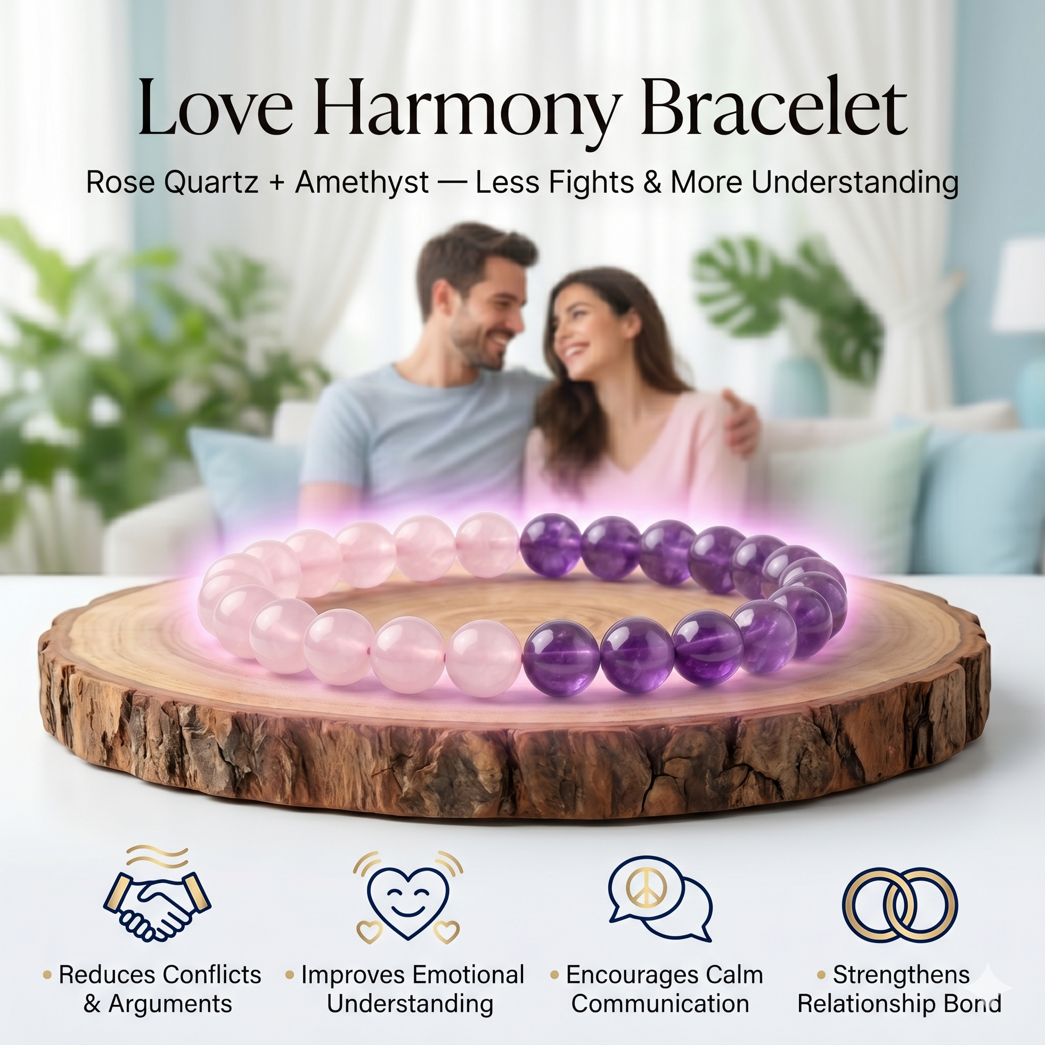 Amethyst + Rose Quatrz