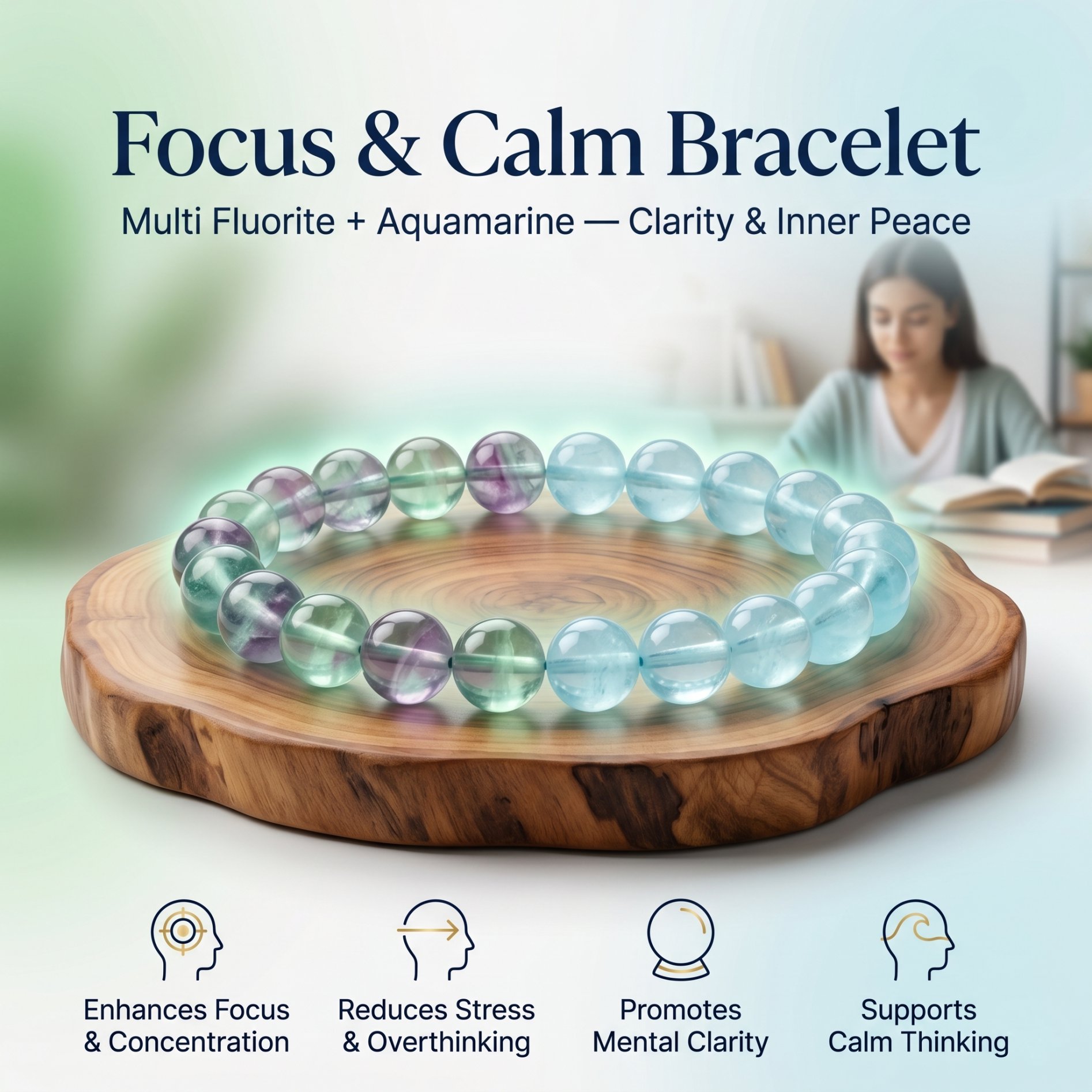 Multi Fluorite + Aquamarine