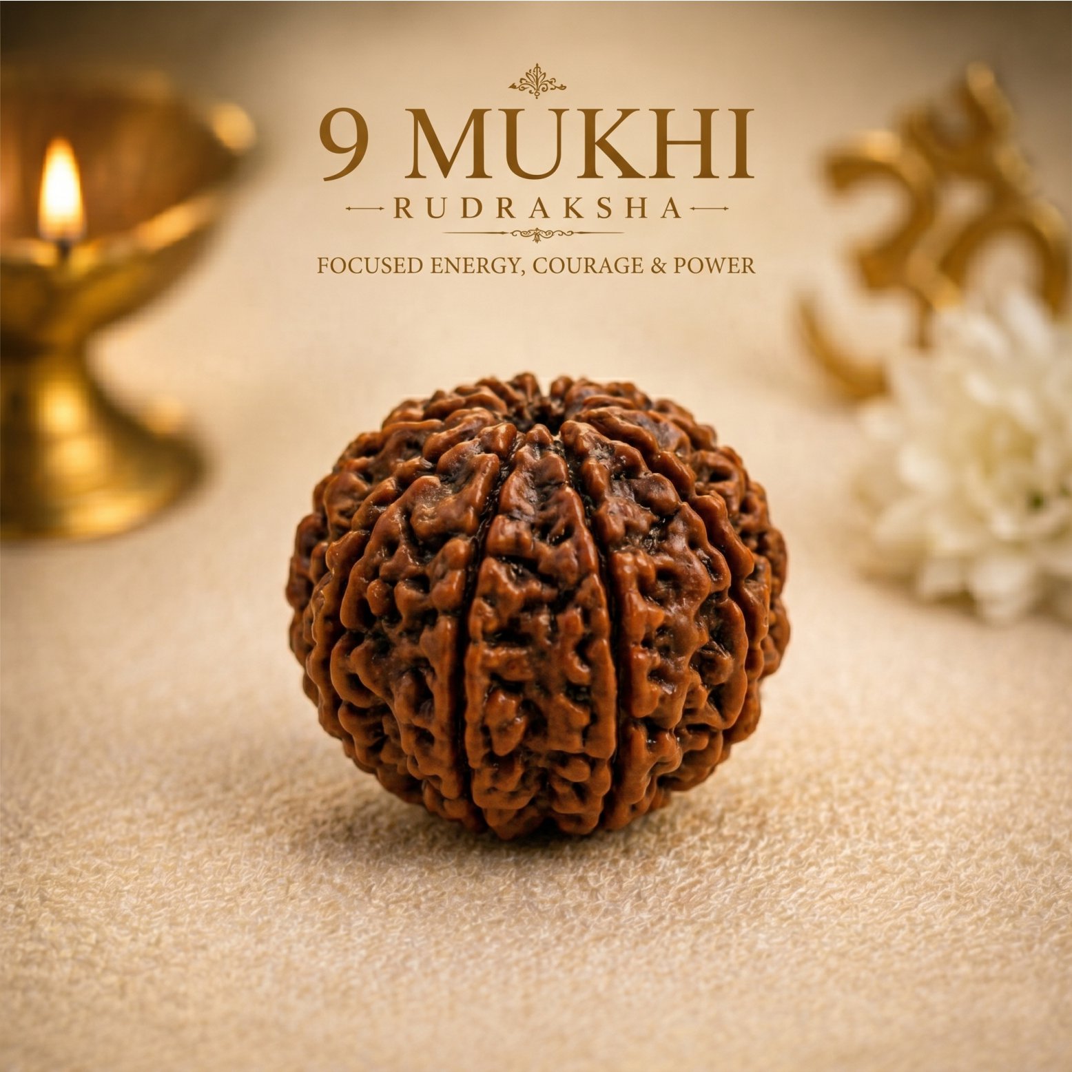 Kathmandu Origin 9 Mukhi Rudraksha