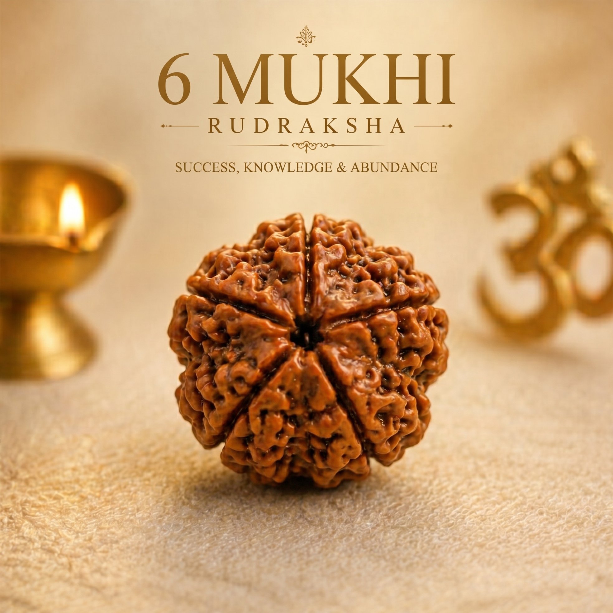 Kathmandu Origin 6 Mukhi Rudraksha