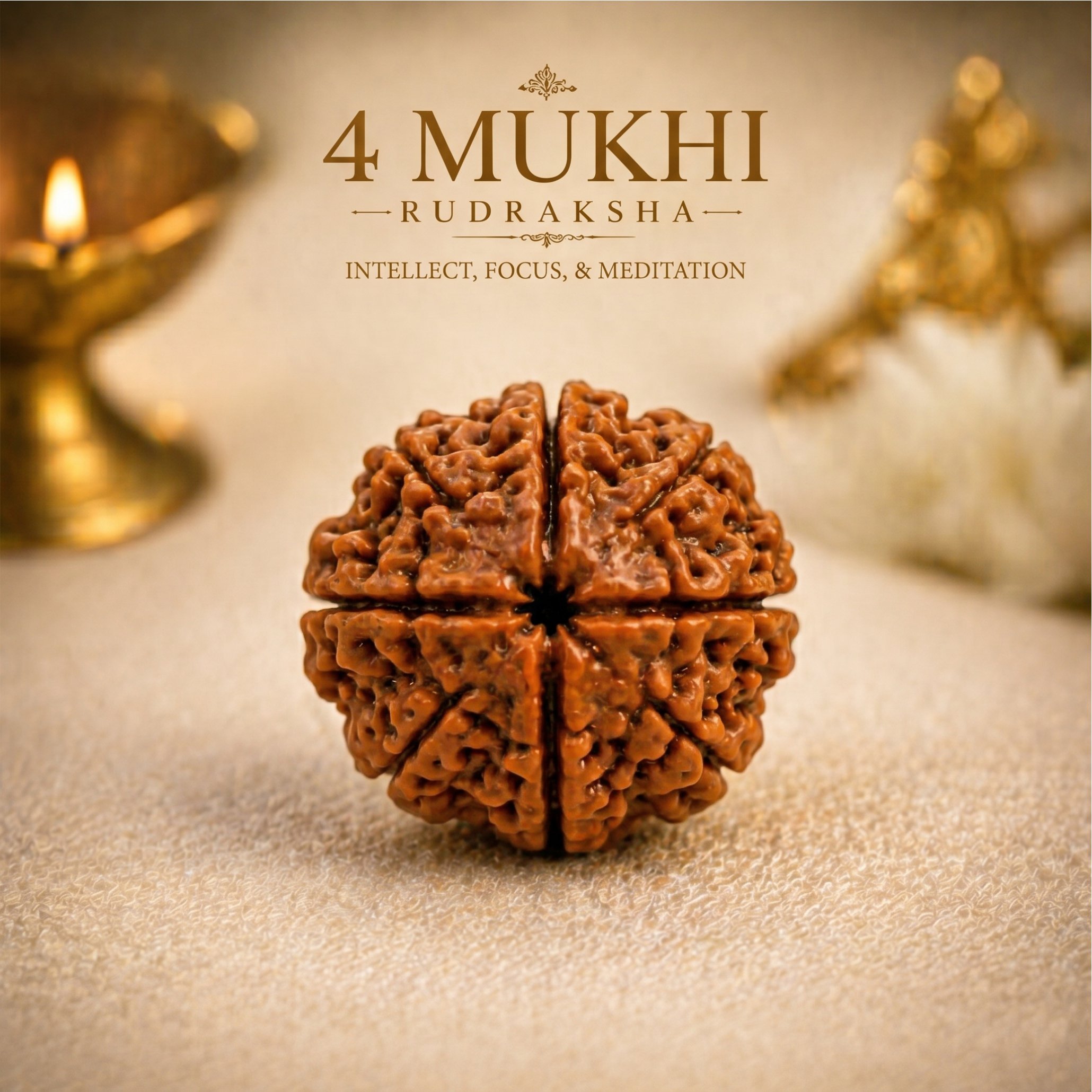 Kathmandu Origin 4 Mukhi Rudraksha