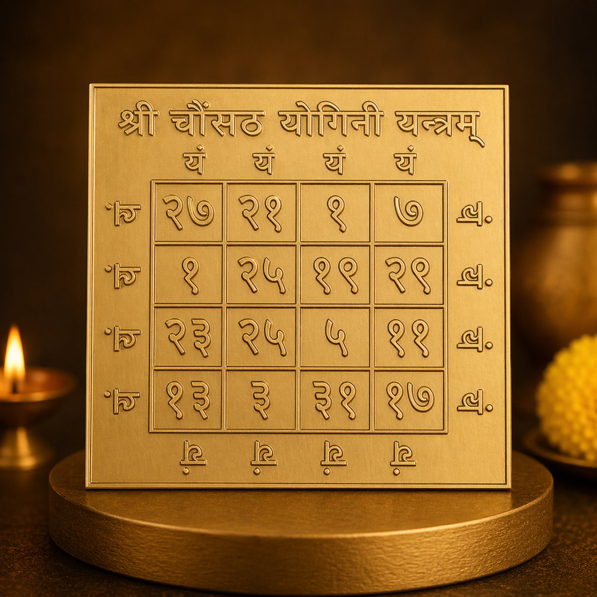 Chausath Yogini Yantra