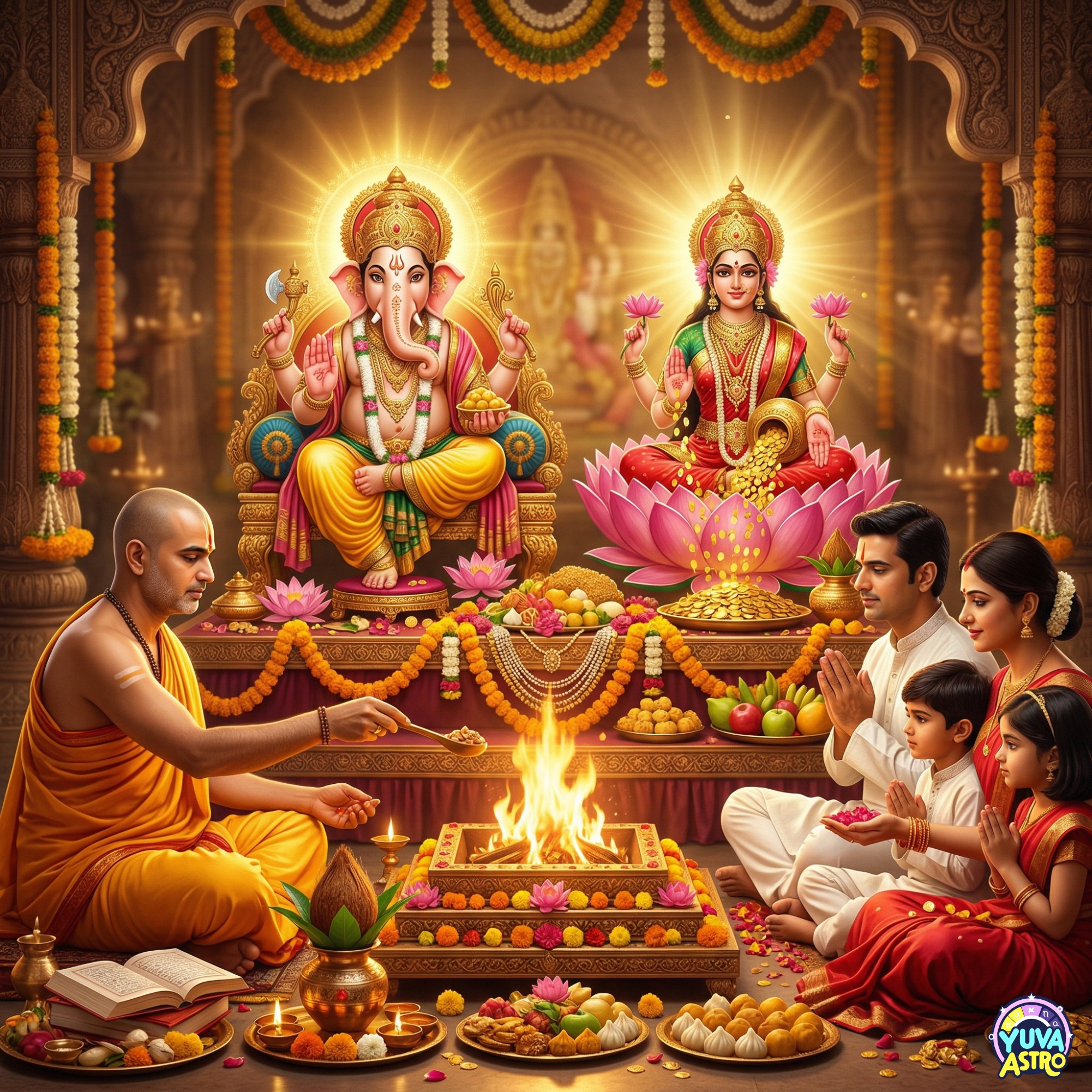 Maa Lakshmi & Ganesh JI