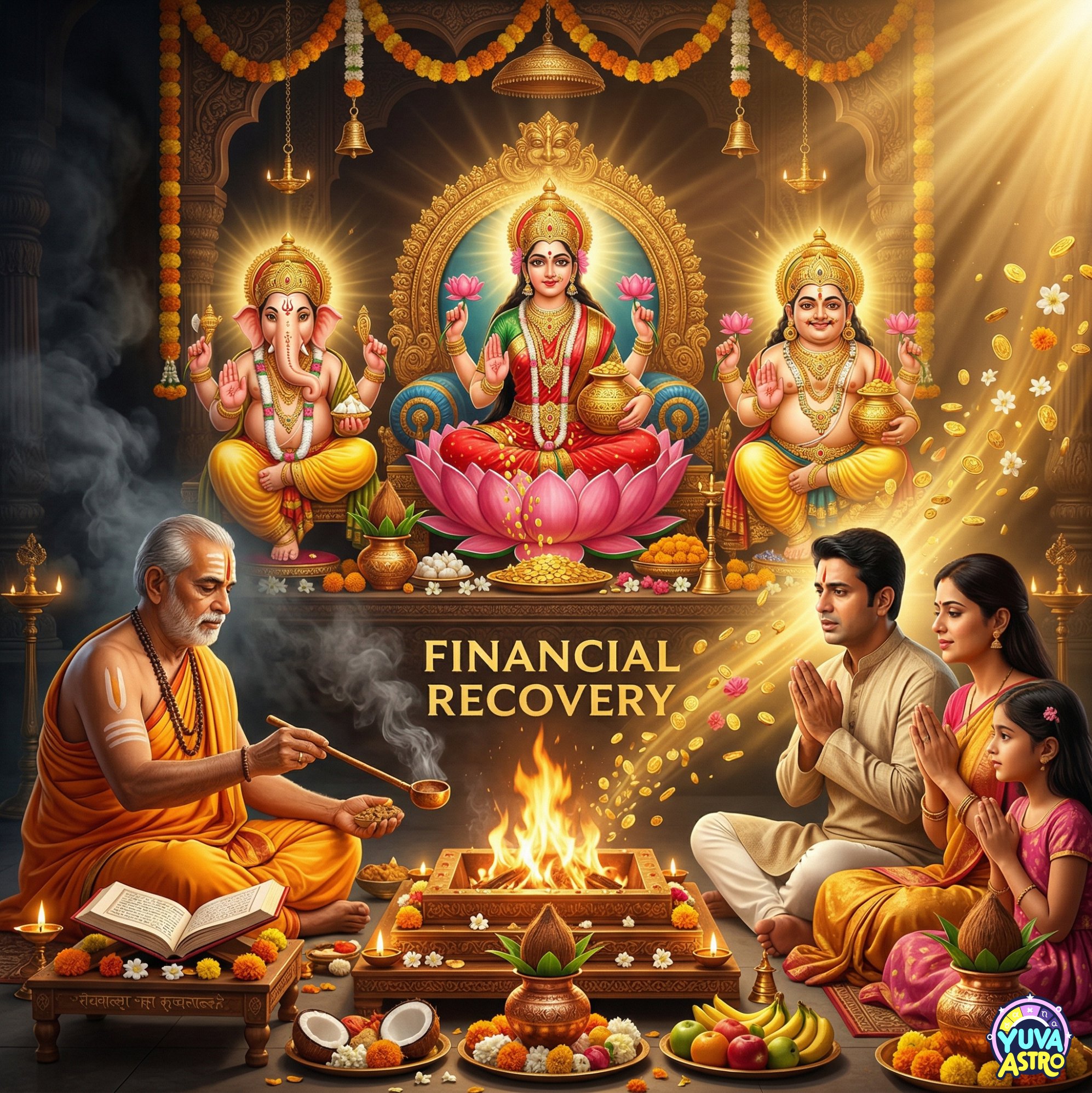 MAA Lakshmi + Kuber + Ganesh Puja