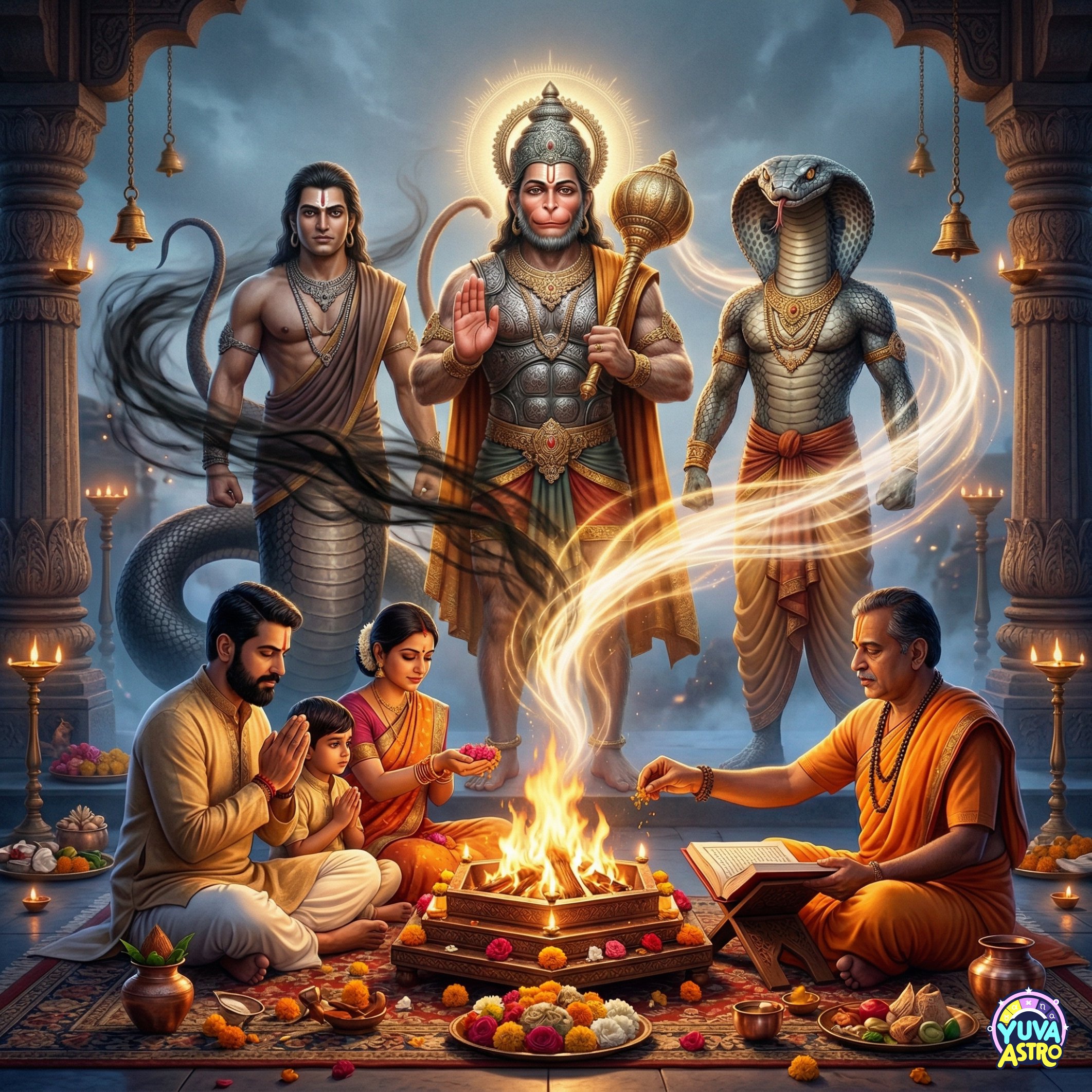 Rahu Ketu + Hanuman Puja