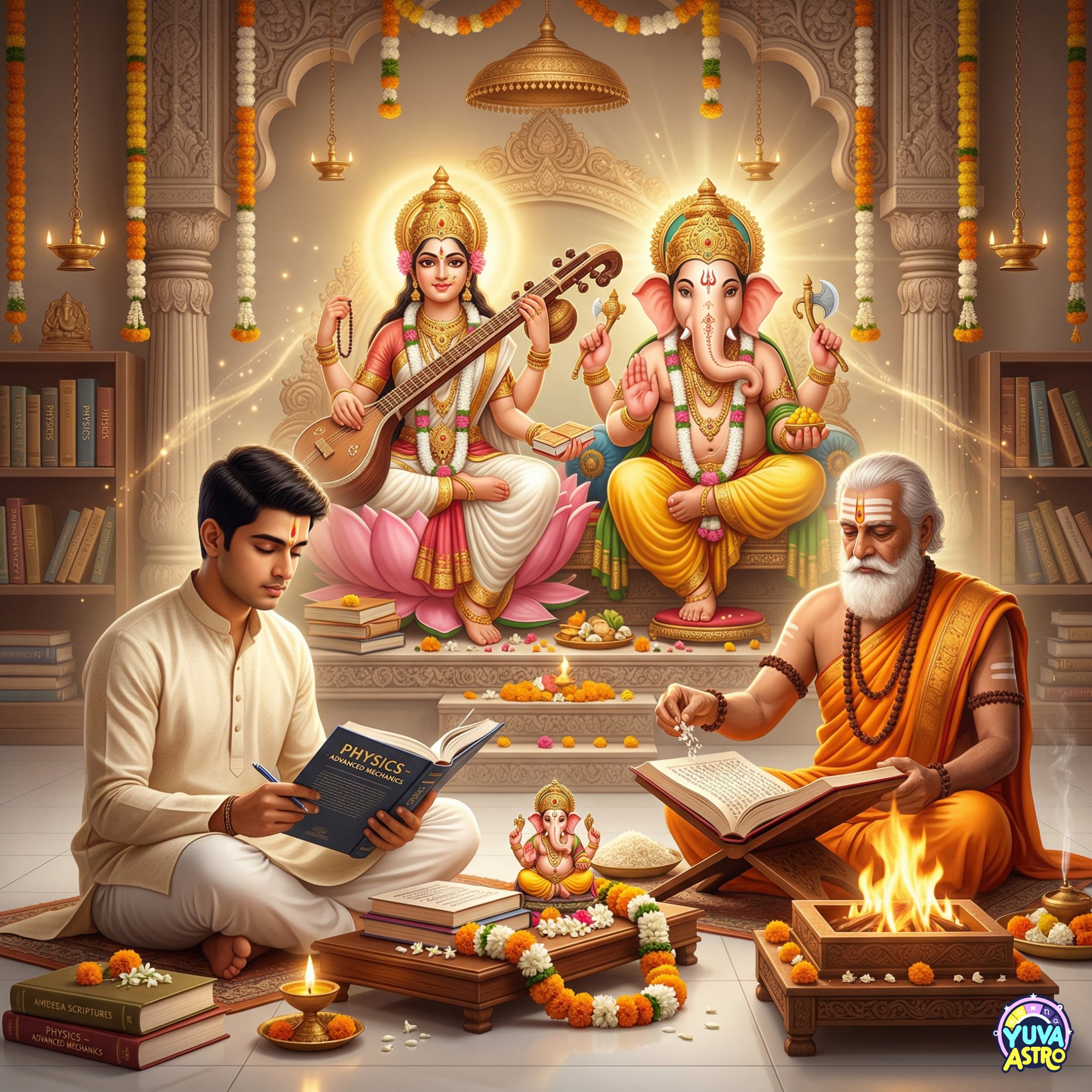 Saraswati + Ganesh Puja