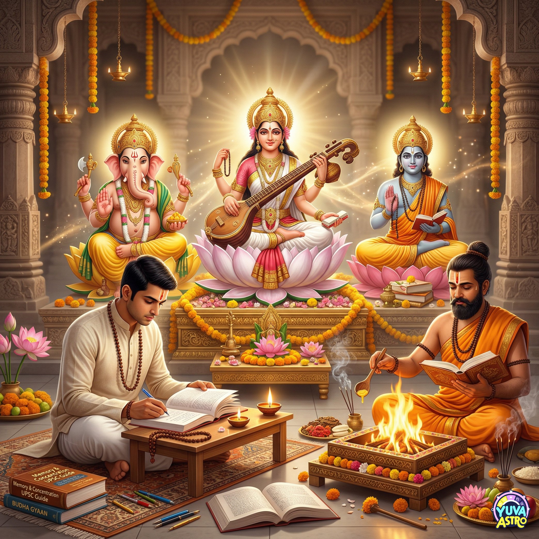 Saraswati + Budh + Ganesh Puja