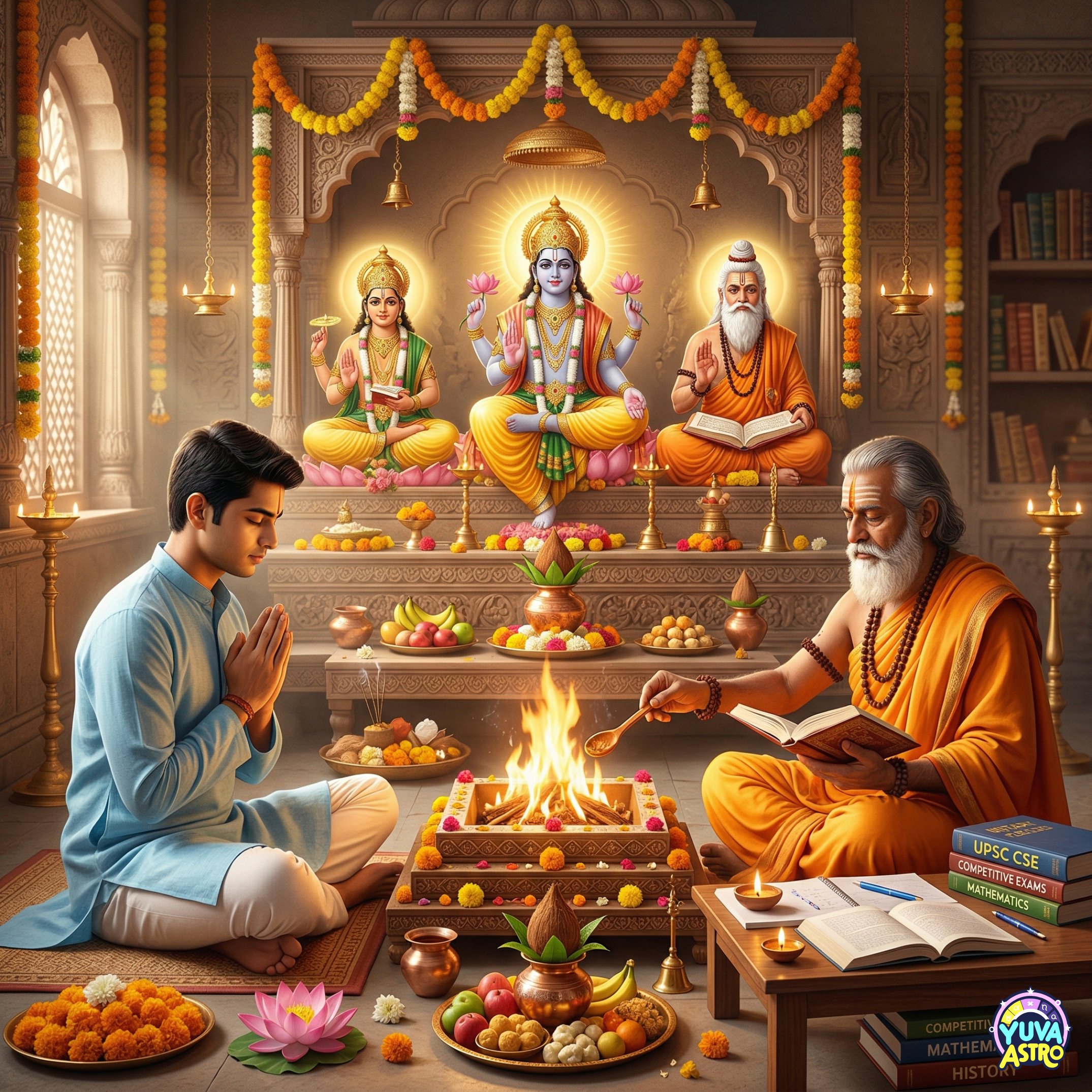 Surya + Budh + Guru Puja
